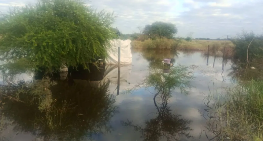 El agua no da tregua en Villa Minetti, a 15 d&iacute;as del temporal: 