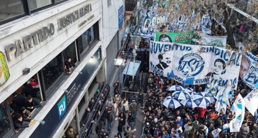Duro comunicado del PJ por el fallo contra Cristina Fernández de Kirchner