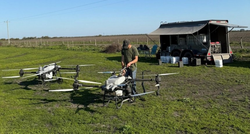 “No pisás el cultivo y no te sobra ni un litro”: en Entre Ríos, incorporó drones y elevó la productividad