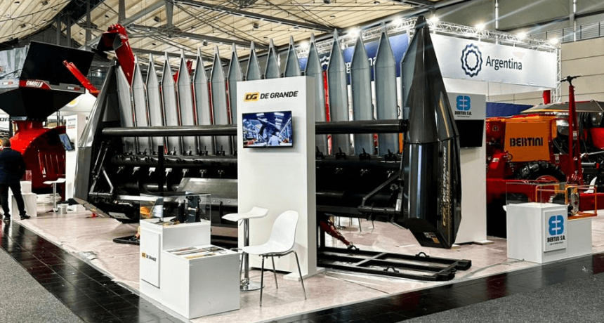 Brilla en Agritechnica: la pyme de Armstrong que busca hacerse “grande” con sus cabezales girasoleros