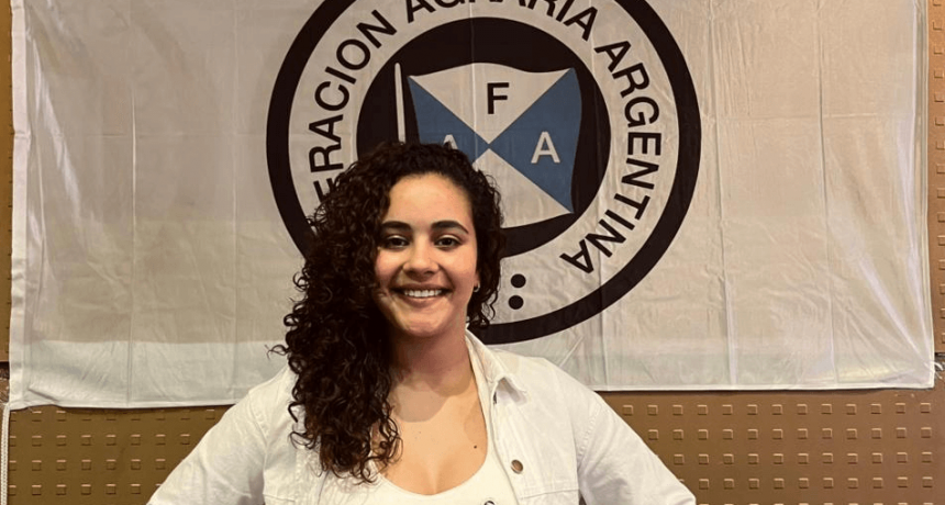 Lucero, la joven federada que sueña con crear por ley un programa de viviendas rurales para jóvenes