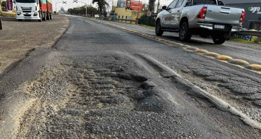 Enrico volvió a reclamar por el deterioro de rutas nacionales