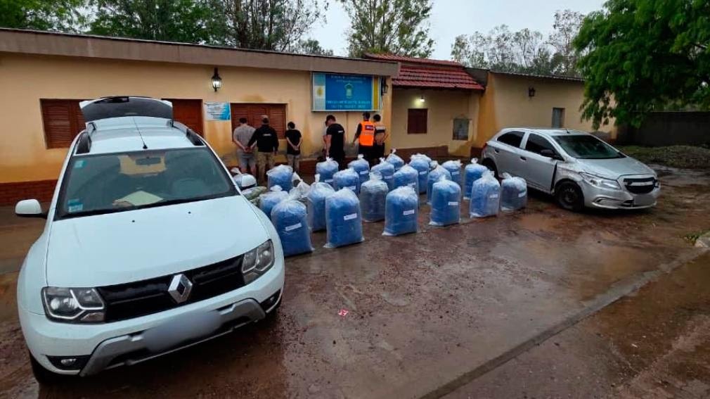 Operativo policial en el norte santiagueño: incautaron más de 500 kilos de hojas de coca