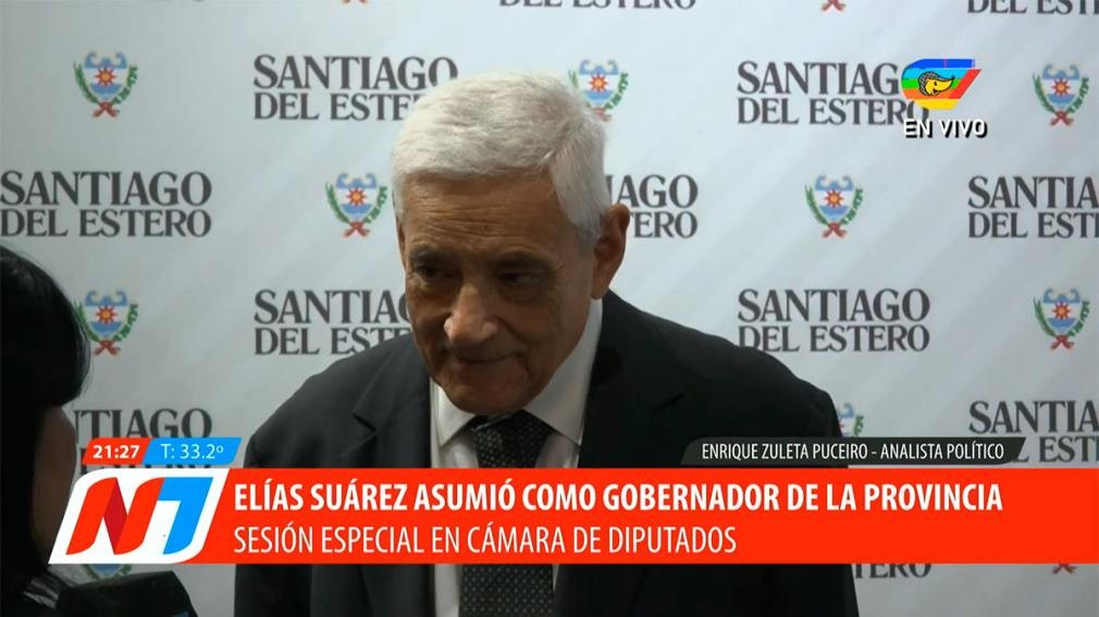“Es un momento extraordinario y muy auspicioso para Santiago del Estero”: Zuleta Puceiro tras la asunción de Elías Suárez