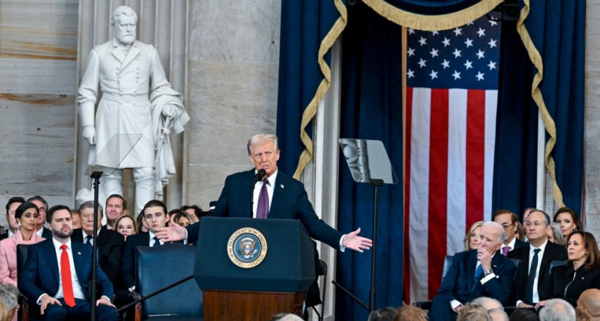 Donald Trump juró como presidente de Estados Unidos: 