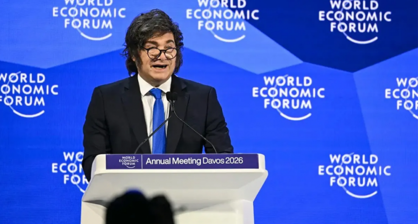 Chequeos a los dichos de Javier Milei durante su discurso en el Foro de Davos