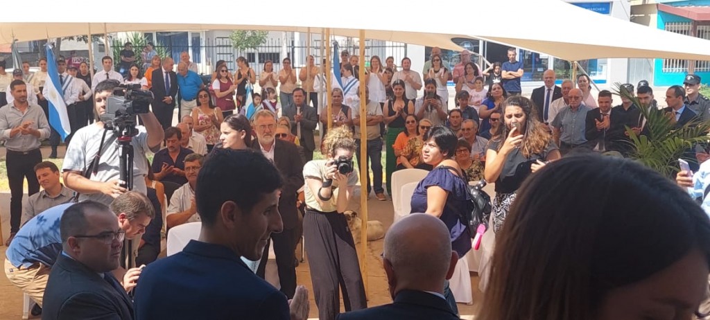 OFICIALMENTE QUEDÓ INAUGURADA LA SUCURSAL  DEL BANCO DE LA NACION ARGENTINA EN LA LOCALIDAD DE VILLA MINETTI. 