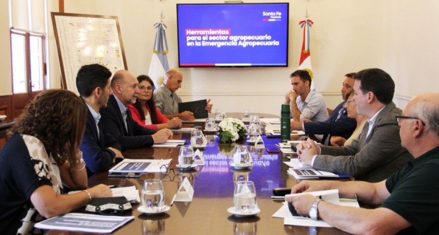  Emergencia agropecuaria: Perotti se reunió con representantes de entidades agropecuarias de la provincia