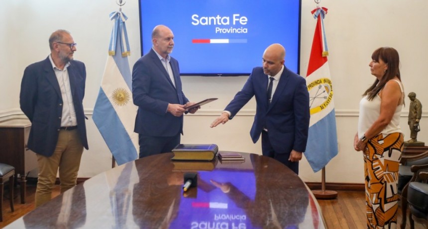 Claudio Brilloni asumió como nuevo ministro de Seguridad de la provincia