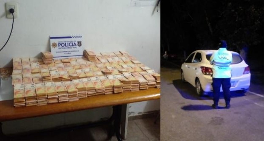 Rafaela: transportaban $ 27 millones sin declarar, quisieron sobornar a los polic&iacute;as y terminaron detenidos
