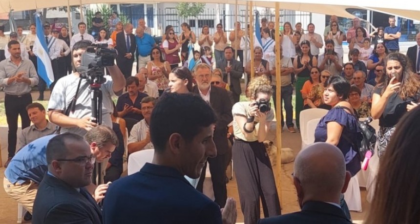 OFICIALMENTE QUEDÓ INAUGURADA LA SUCURSAL  DEL BANCO DE LA NACION ARGENTINA EN LA LOCALIDAD DE VILLA MINETTI. 