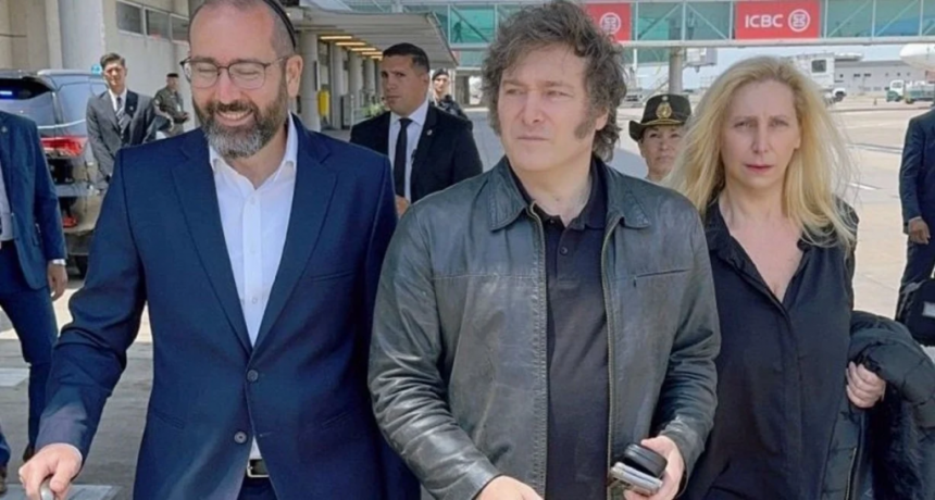 Milei emprendi&oacute; su viaje a Israel e Italia para reunirse con Netanyahu, Meloni y Francisco