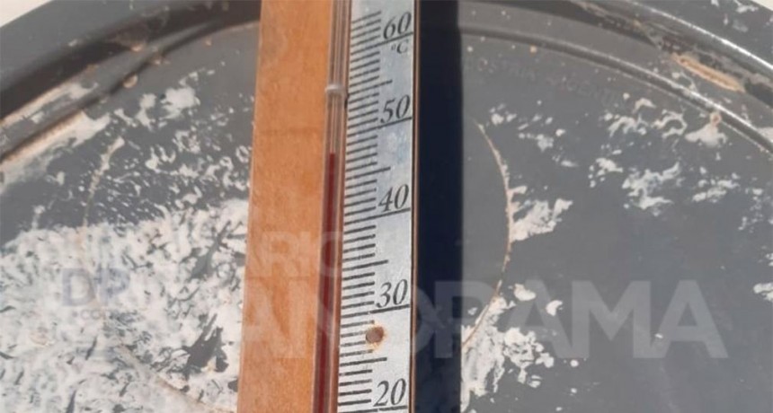 Impactante ola de calor: en Termas un termómetro marcó 48°c a las 3 de la tarde