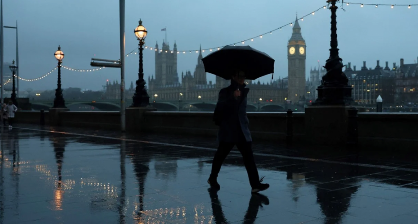 Fen&oacute;meno in&eacute;dito en regiones de Reino Unido: llovi&oacute; todos los d&iacute;as desde que empez&oacute; el 2026