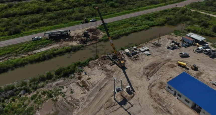 El acueducto Tostado-Villa Minetti ya supera el 70 % de avance