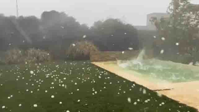 Impresionante temporal en Roldán dejó numerosos daños