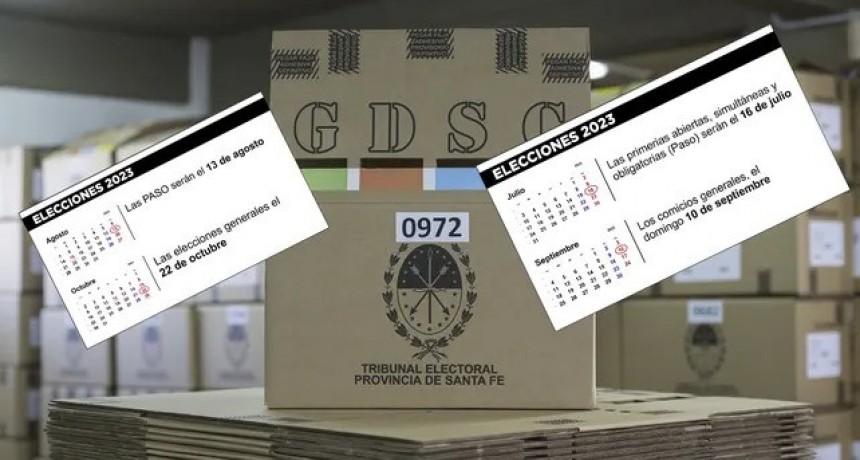 Cronograma electoral completo: las cuatro fechas en que los santafesinos deberán ir a votar en 2023