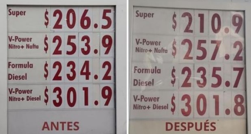 A tres días del último aumento, Shell volvió a subir el precio de los combustibles 