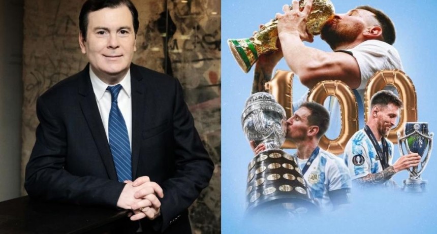 Zamora celebró el gol número 100 de Messi con la Selección Argentina en Santiago del Estero