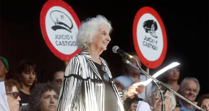 Estela de Carlotto sobre Milei y Villarruel: 