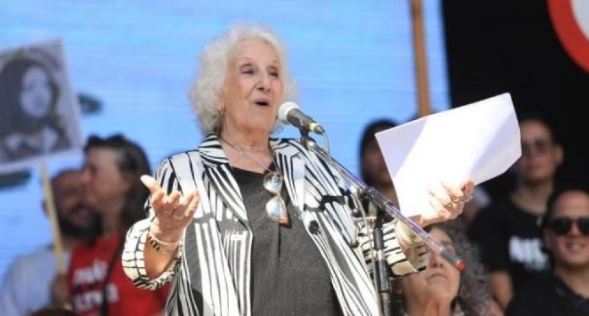 Un fiscal de Mar del Plata denunció a Estela de Carlotto por pedir que Milei “se vaya rápido”