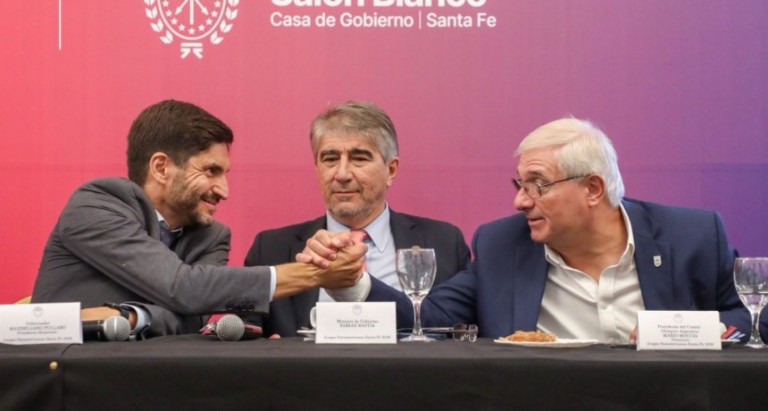 Pullaro encabezó la primera reunión del Comité Organizador Local de los Juegos Odesur 2026
