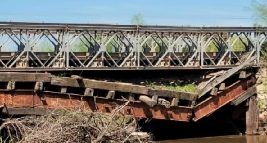 La Pelada: el puente sobre la Ruta 69-S a punto de colapsar