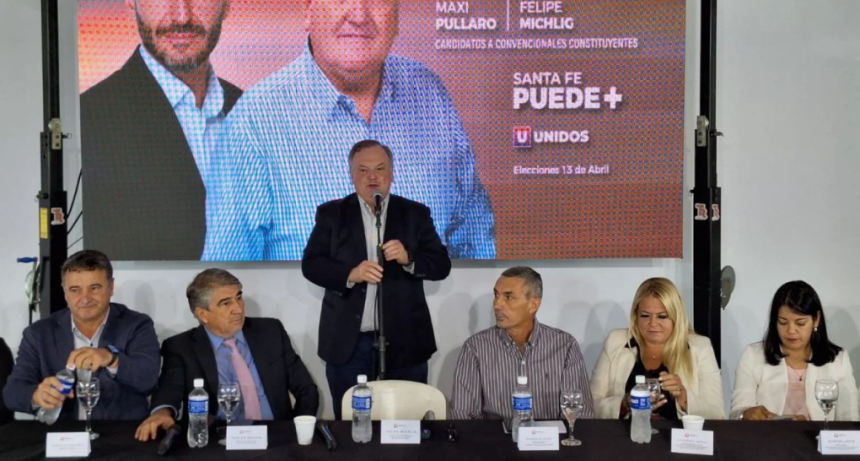 Presentación de todos los candidatos departamentales de «Unidos para Cambiar Santa Fe» en la ciudad San Cristóbal