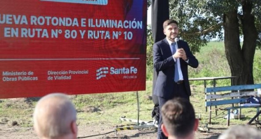 Pullaro: “Estamos haciendo más de 1.500 obras públicas en toda en la provincia de Santa Fe”