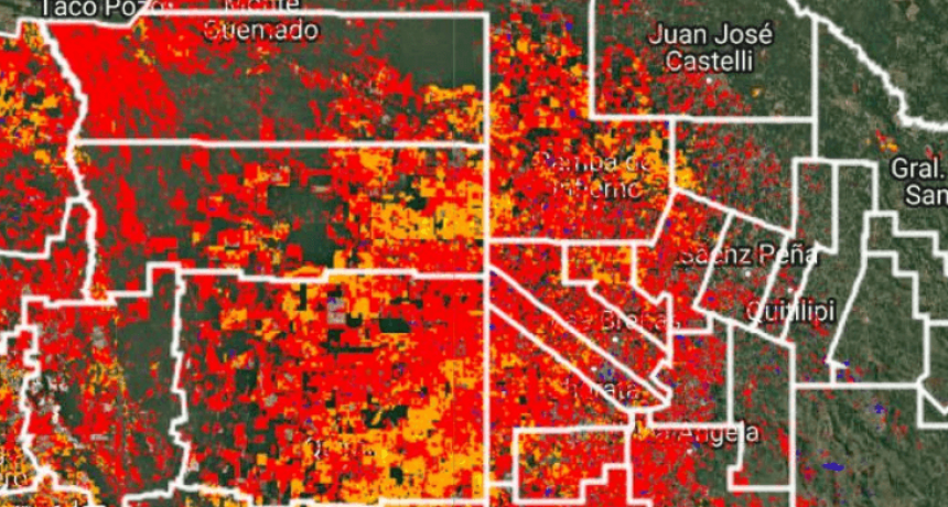 Santiago del Estero y Chaco, en alerta rojo: hay 6,7 millones de hectáreas con sequía alta o severa