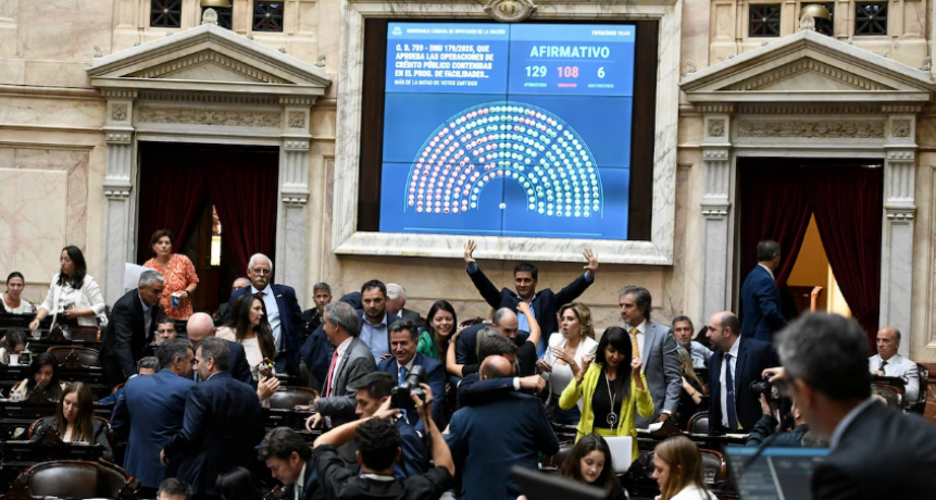 La Cámara de Diputados aprobó el DNU de Milei y el Gobierno logró blindar el acuerdo con el FMI