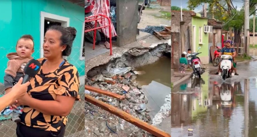 Casas inundadas, calles anegadas y dram&aacute;ticos testimonios de vecinos: lo que dej&oacute; el fuerte temporal en Santiago del Estero