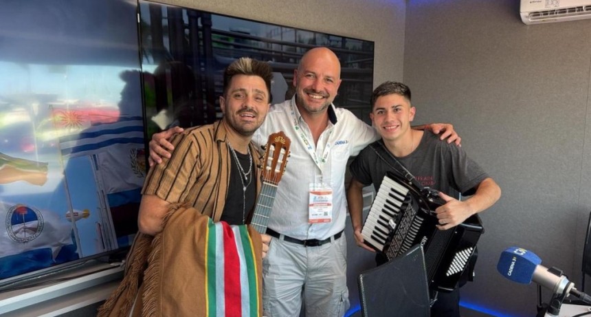 Efra&iacute;n Colombo pas&oacute; por la ExpoAgro y habl&oacute; de su espect&aacute;culo 