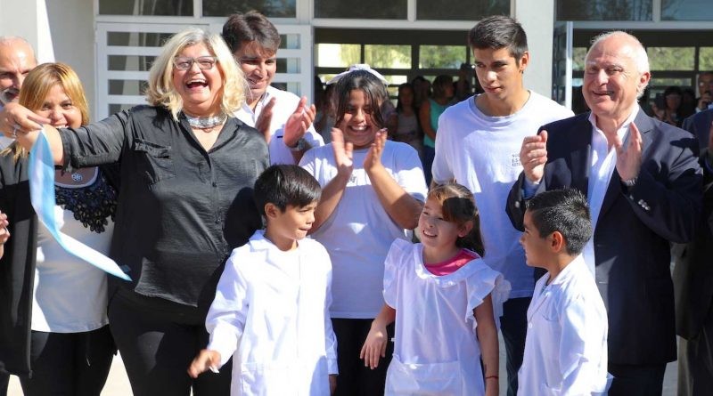 Quedó inaugurado el nuevo edificio del Núcleo Rural de la Escuela N° 2349 en Esteban Rams 