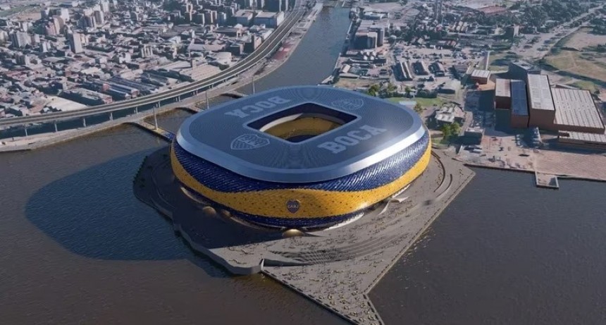 Así sería la Nueva Bombonera en la Isla Demarchi con capacidad para más de 100 mil personas