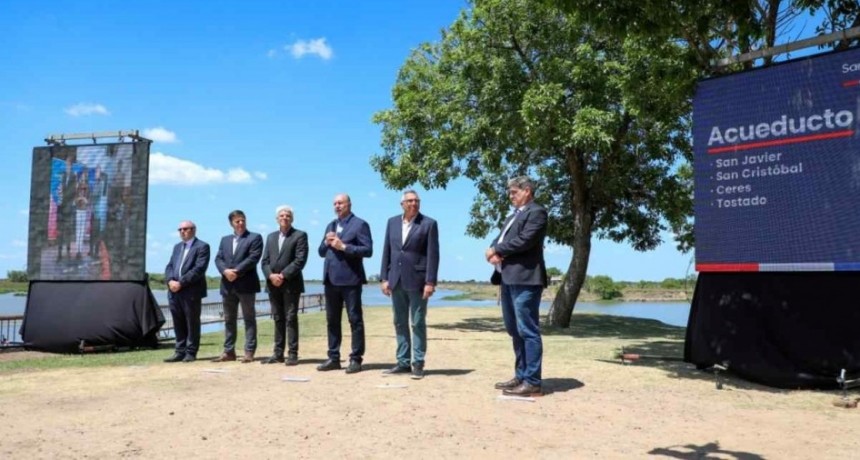 Adjudican el acueducto San Javier en su etapa Tostado- Villa Minetti