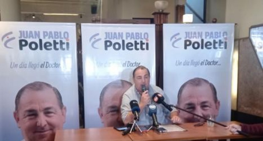 El ex director del Hospital Cullen, Juan Pablo Poletti, anunció su candidatura a intendente por el Frente de Frentes