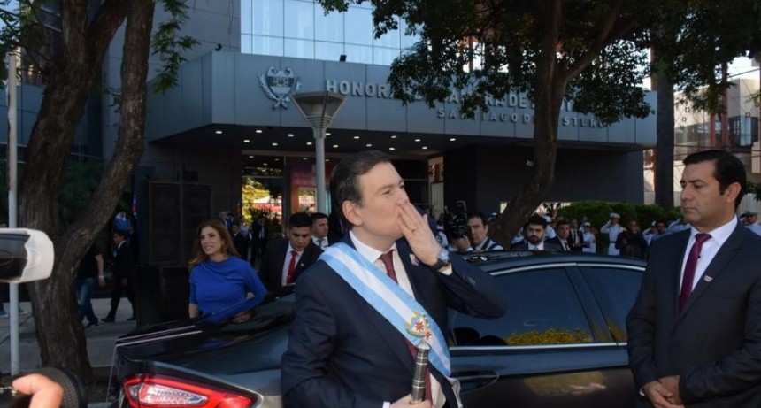 Zamora destacó la situación económica de Santiago y dijo que seguirán adelante las obras proyectadas