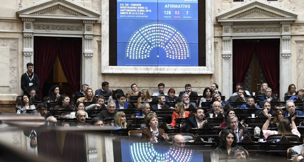 Diputados aprobó investigar el caso $Libra con la interpelación a tres ministros