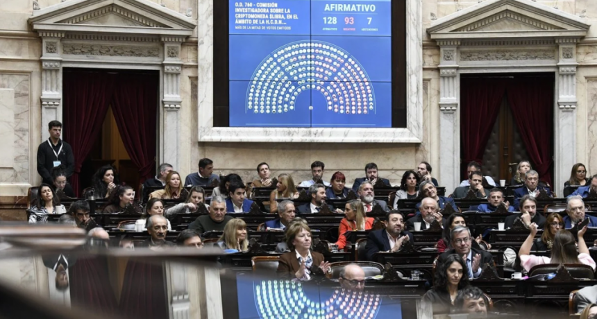 Diputados aprobó investigar el caso $Libra con la interpelación a tres ministros
