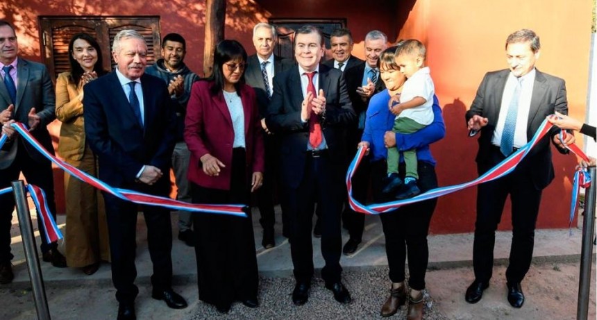 Gerardo Zamora inauguró obras en el departamento Alberdi y lamentó los recortes realizados por Nación