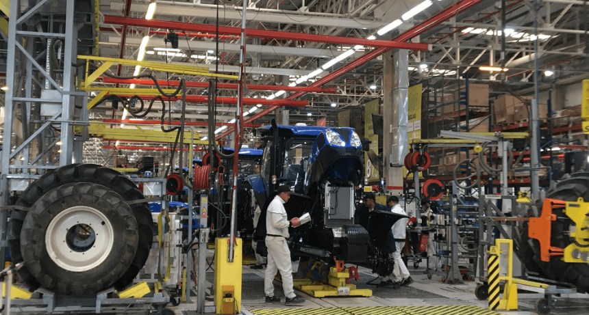La maquinaria agrícola empuja un repunte en un indicador clave para la actividad industrial