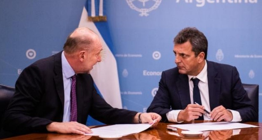 El gobernador Perotti se reunió con el ministro de Economía de la Nación, Sergio Massa