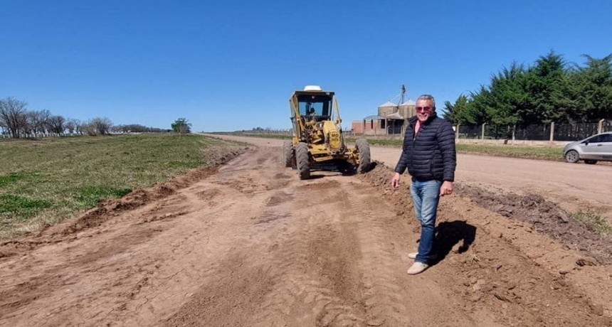 Programa de la Provincia para la construcción de trazas rurales