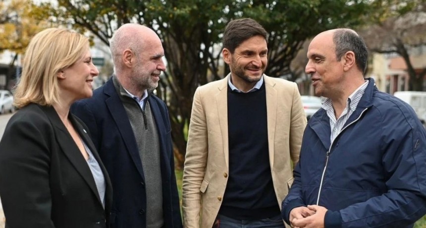 Rodríguez Larreta visitó Santa Fe para acompañar a Pullaro y Corral