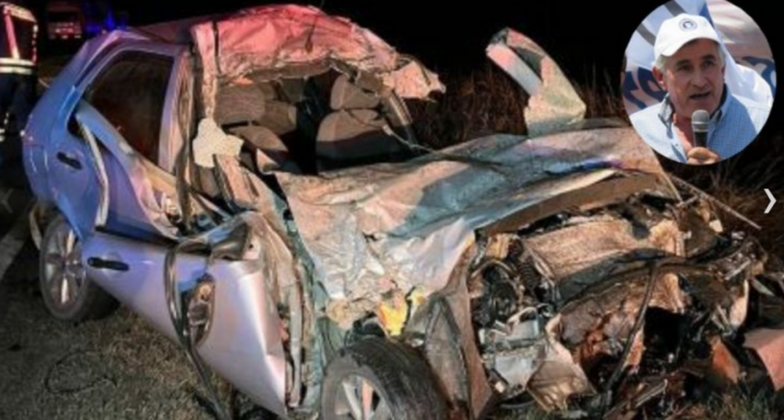 Murió en un impactante accidente el presidente de la Federación Agraria, Carlos Achetoni