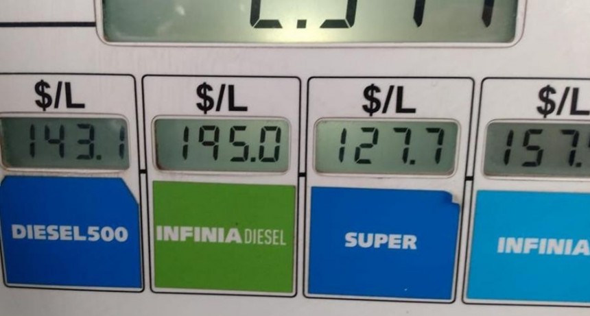 YPF subió el precio del gasoil hasta un 21%