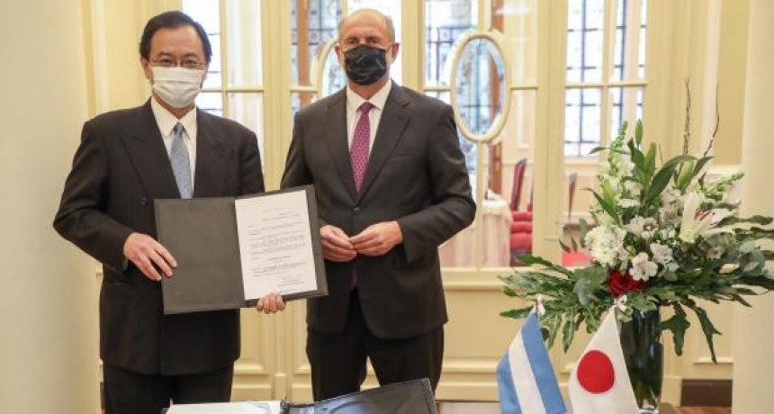 Perotti se reunió con el embajador japonés Nakamae Takahiro