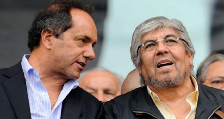 Hugo Moyano será el primer precandidato a diputado nacional de Daniel Scioli por la provincia de Buenos Aires