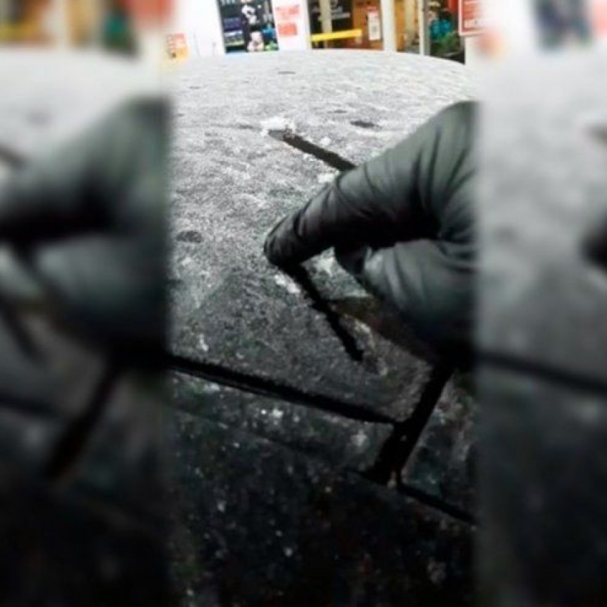 Heladas en la región: así amanecieron algunos autos en Santa Fe